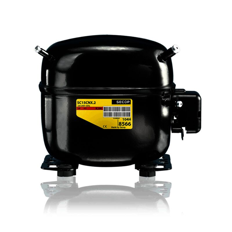 Embraco Kompressor NEU6215GK / NEK6213GK – Für Kältemittel R404A, R507A, R452A, 220V, Hochtemperatur, 12,12 Cm³