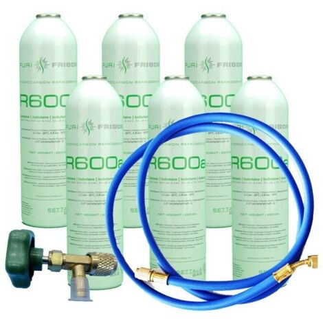 Gas Refrigerante R600 Isobutano 420 G - 2 Confezioni Con Valvola Per Frigoriferi - Foto 6