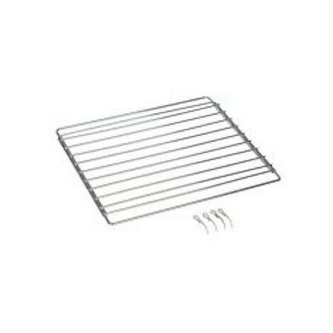 Rejilla Extensible Para Horno O Barbacoa - 230 X 400 Mm + Extensión 4 Cm, Cromada, Universal (Europart)
