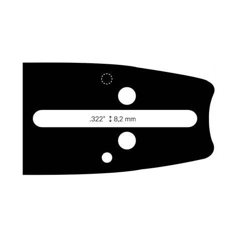 tronconneuse vap 542 GUIDE CHAINE TRONCONNEUSE 40CM - 16