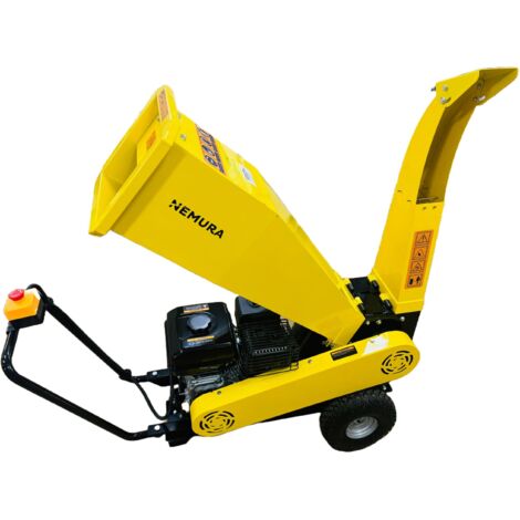 Nemura – Broyeur de végétaux thermique 212cc – Moteur OHV 4 temps – Diamètre de coupe 50mm – 2800 tours/minute pour déchiquetage rapide