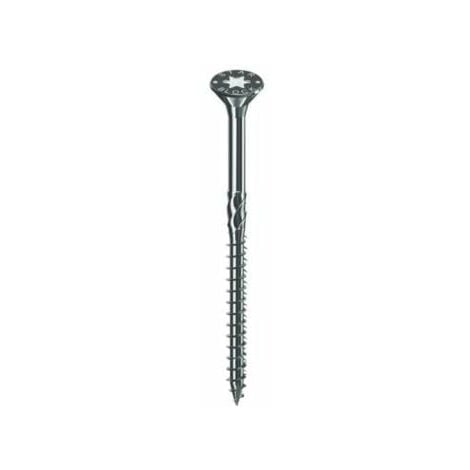 Vis charpente tête disque Inox A2 6X120 Filetée sur 70 TORX T25 Diamètre de  tête: 15