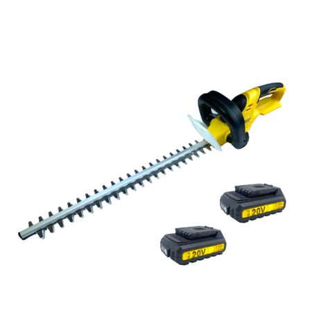 Nemura – Taille-haies électrique 20V avec 2 batteries 2Ah – Moteur Brushless – Longueur de coupe 51cm – Diamètre de coupe 17mm