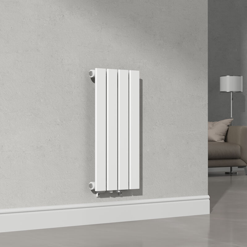 Radiateur à panneau plat Nore 540 W acier 160 x 30 cm blanc [neu.haus]