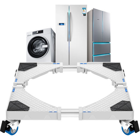 Support à roulettes pour Machine à laver, appareil lourd, blanc, 50-75cm,  300KG, lave-vaisselle, sèche-linge