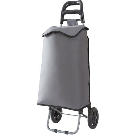 Trolley de courses pliable 3 roues - 30 x 35 x 95,5 cm - Multicolore