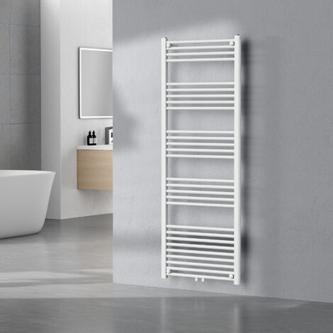 Radiateur sèche-serviettes Voss acier 160 x 60 cm blanc [neu.haus] (1/5)