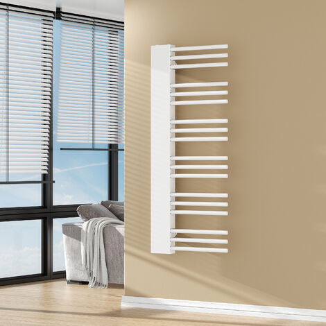 Radiateur sèche-serviettes Kviteseid acier 120 x 50 cm blanc [neu.haus] (1/5)