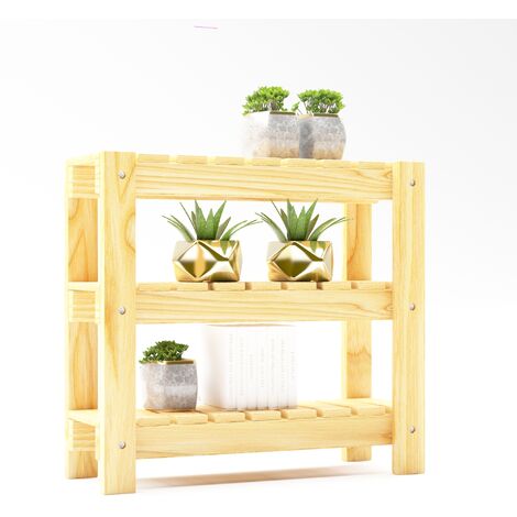 Étagère autoportante Multia bois de pin 40 x 43 x 15 cm naturel [en.casa]
