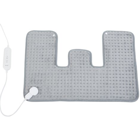 Agiferg Coussin Chauffant Pour Siège Auto, Coussin Chauffant Portable 12V/24V Pour Voiture, Fonction Chauffage Et Ventilation Pour Conduite D'Hiver