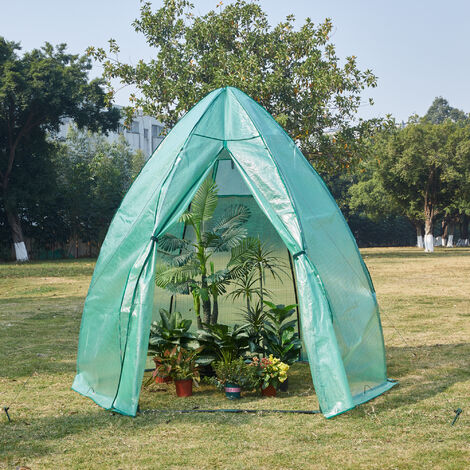 Serre de jardin Hunze 200 x 240 cm vert [en.casa] (1/5)
