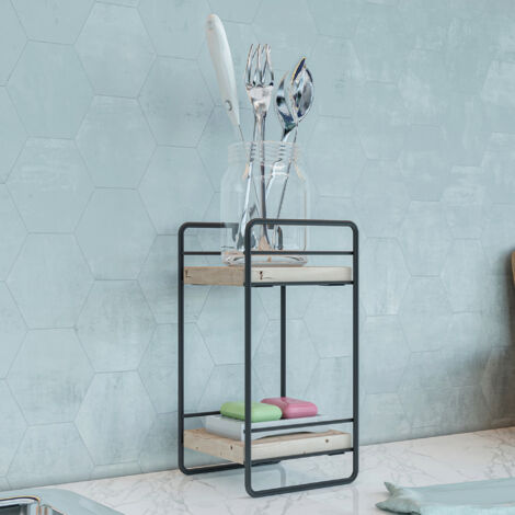Meuble Mural Buanderie En PVC Blanc - Résistant à L'humidité - Dimensions 60x34x52 Cm - Pour Intérieur Et Extérieur