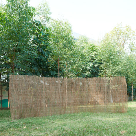 Brise-vue en brande de bruyère Brielle 0,9 kg / m² 500 x 150 cm naturel casa.pro (1/5)