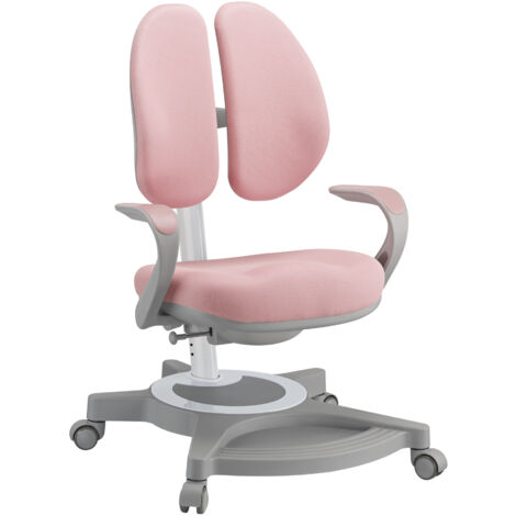 Chaise De Bureau Pour Enfants Partille Hauteur Profondeur Dossier Reglable Bleu Clair Encasa 82873415