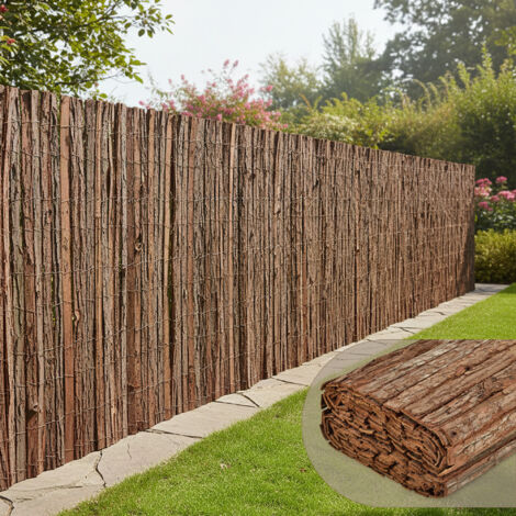 Canisse en écorce Zamora 300 x 150 cm naturel casa.pro (1/5)
