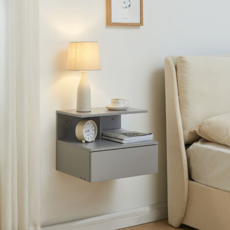 Étagère murale Amberg 40 x 35 x 31 cm gris clair [en.casa] (1/5)