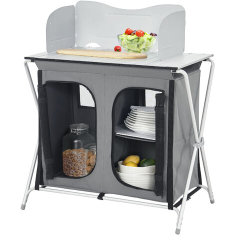Cuisine de Camping Tullinge 105 x 80 x 51 cm [en.casa]