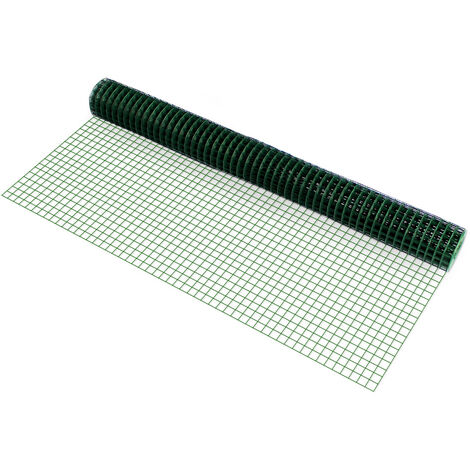 Grillage souple 1 x 5 m vert – Fil zingué 1,1 mm – Maille 19 mm – Résistance accrue pour clôtures et protections