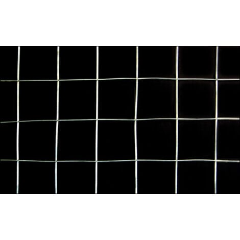 Grillage métallique en acier galvanisé 100 cm x 25 m gris 1 rouleau [pro.tec]