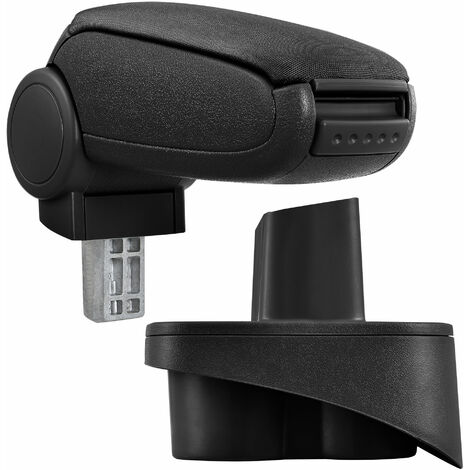 [pro.tec] Accoudoir central pour Mercedes classe A W168 - avec compartiment - rembourré - textile - noir (1/5)