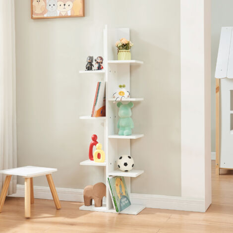 Bibliothèque Rødekro à 9 surfaces de stockage 122 x 40 x 20 cm blanc [en.casa] (1/5)