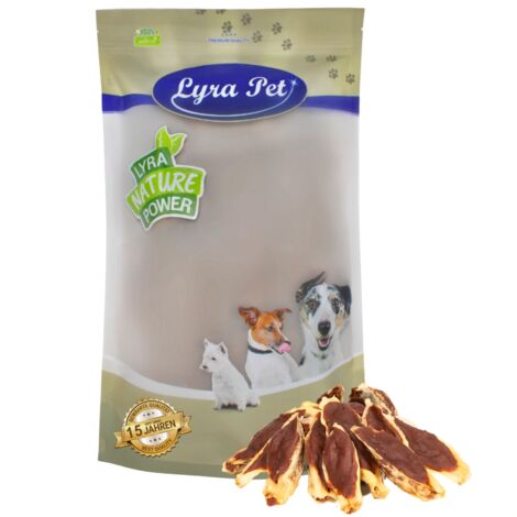 1 kg Lyra Pet® Kaninchenohren gefüllt mit Ente
