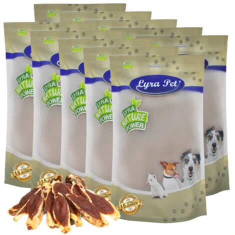 10 kg Lyra Pet® Kaninchenohren gefüllt mit Ente