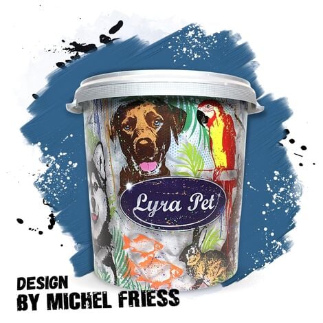 10 kg Lyra Pet® Sonnenblumenkerne gestreift in 30 L Tonne