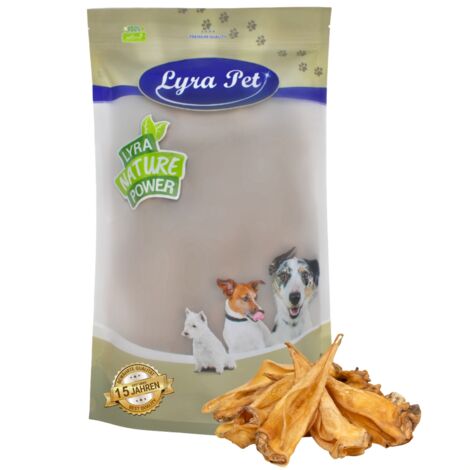 100 Stk. Lyra Pet® Rinderohren ca. 3 kg