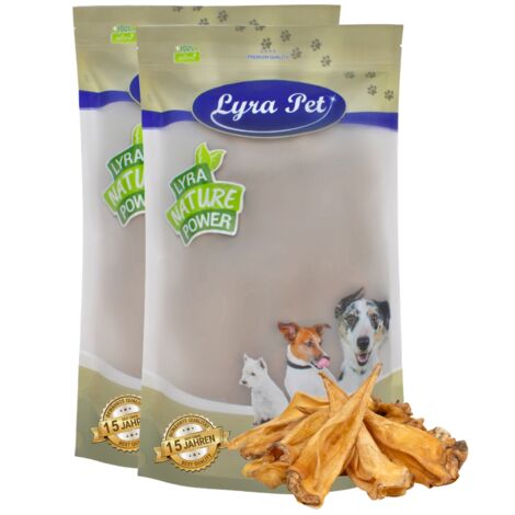 200 Stk. Lyra Pet® Rinderohren ca. 6 kg