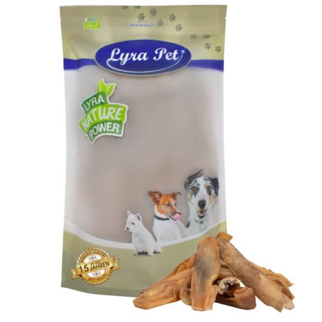 1 kg Lyra Pet® Rinderkopfhaut goldbraun, dunkel