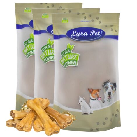 30 Stk. Lyra Pet® Kauknochen gefüllt mit Pansen ca. 15 cm