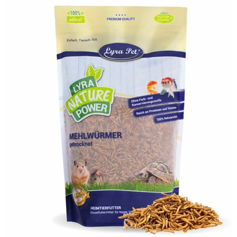 10 Liter Lyra Pet® Mehlwürmer getrocknet im Beutel