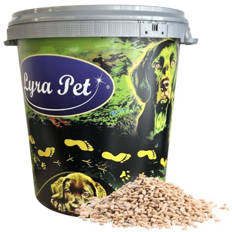 10 kg Lyra Pet® Sonnenblumenkerne geschält 30 L Tonne
