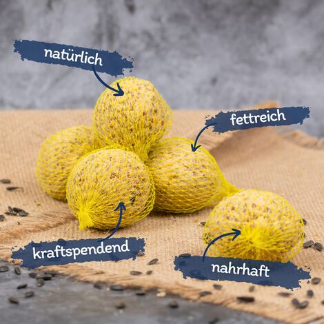 100 Stk. Lyra Pet® Meisenknödel mit Netz à 90 g = 9 kg