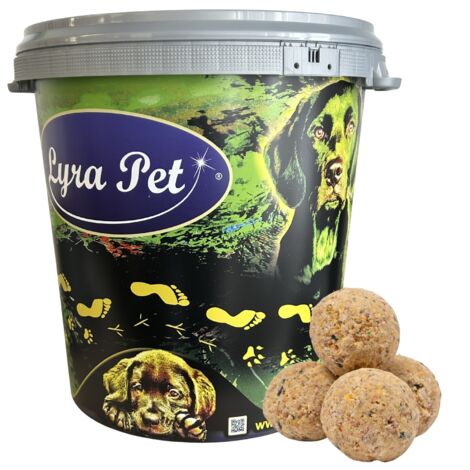100 Stk. Lyra Pet® Meisenknödel ohne Netz à 90 g = 9 kg in 30 L Tonne