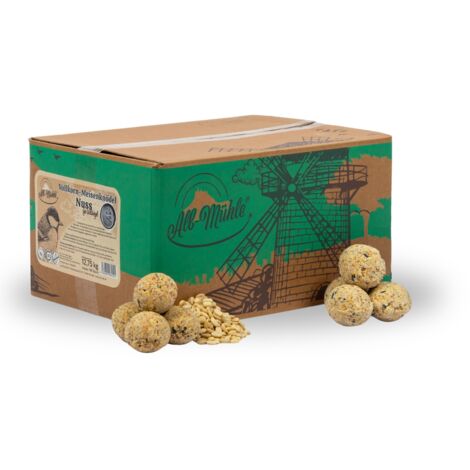 150 Stk. Lyra Pet® Meisenknödel aus der Alb-Mühle ohne Netz Vollkorn & Nuss à 85 g