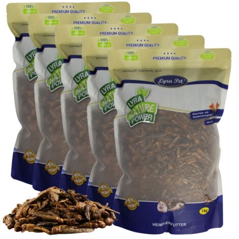 5 kg Lyra Pet® Heuschrecken getrocknet