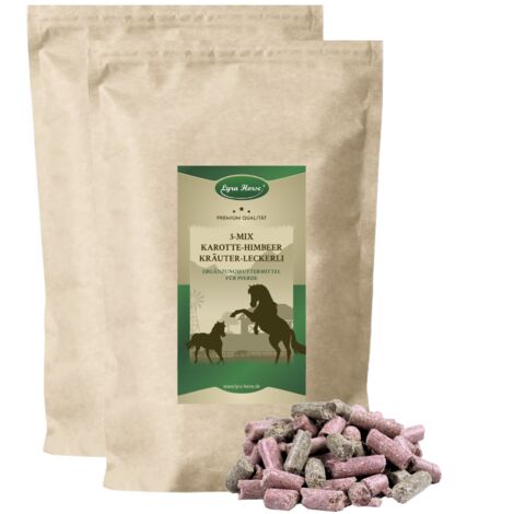 10 kg Lyra Horse® Karotte-Himbeer-Kräuter Leckerli
