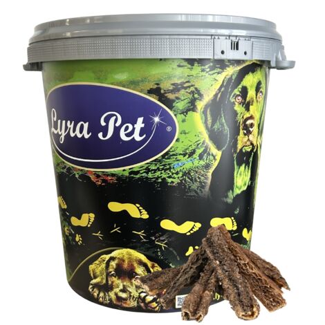 5 kg Lyra Pet® Rinderpansen groß in 30 L Tonne