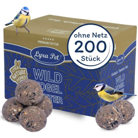 200 Stk. Lyra Pet® Gourmet Meisenknödel ohne Netz à 80 g