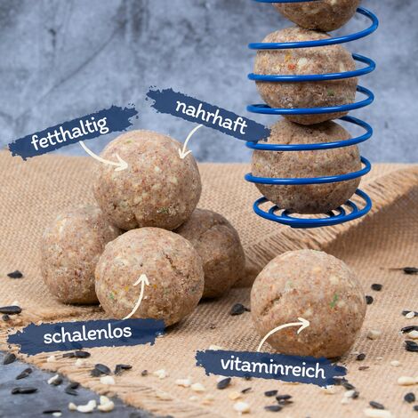 50 Stk. Lyra Pet® Gourmet Meisenknödel schalenfrei ohne Netz à 80 g