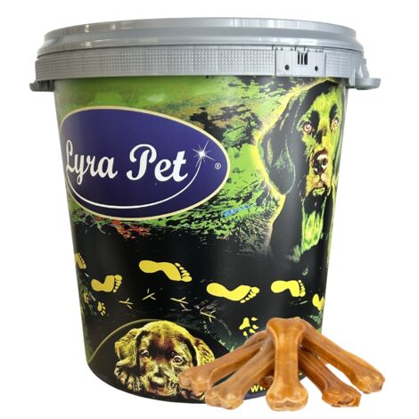 50 Stk. Lyra Pet® Kauknochen ca. 16 cm in 30 L Tonne