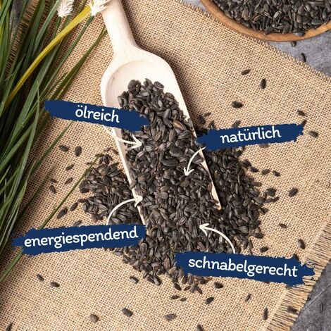 10 kg Lyra Pet® Sonnenblumenkerne schwarz Neue Ernte
