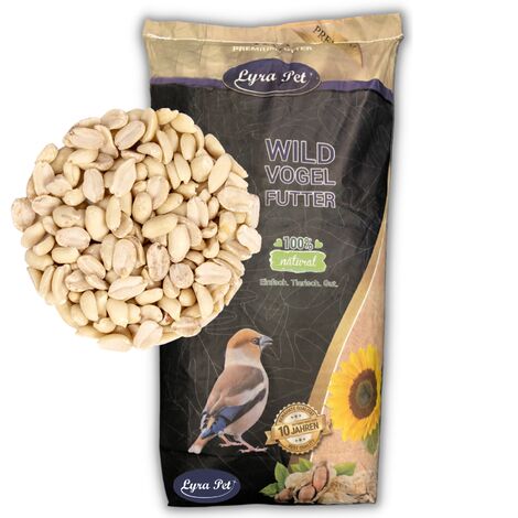 10 kg Lyra Pet® Erdnusskerne SPLITS Neue Ernte