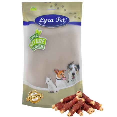 1 kg Lyra Pet® Kaurollen mit Entenbrust natur