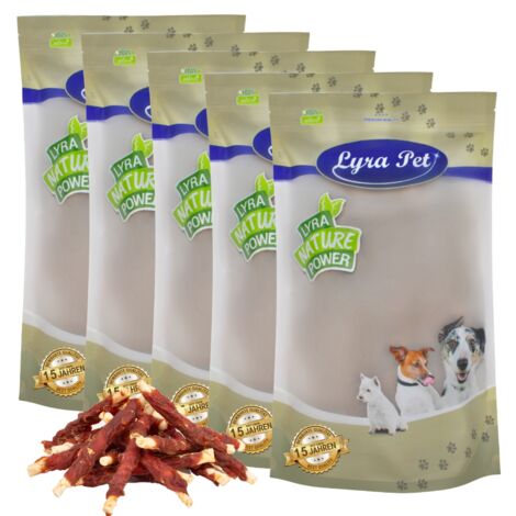5 kg Lyra Pet® Kaurollen mit Entenbruststreifen