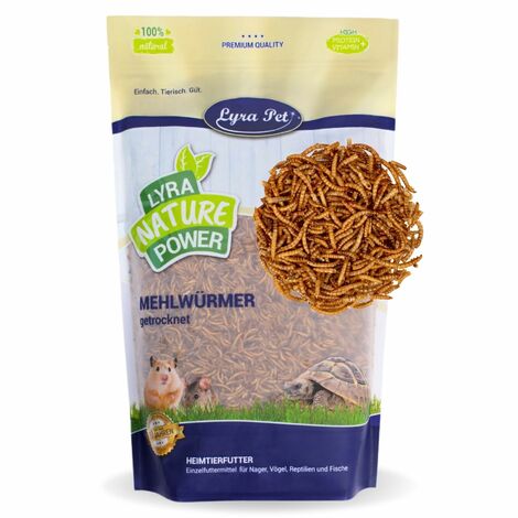 2 kg Lyra Pet® Mehlwürmer für Nager