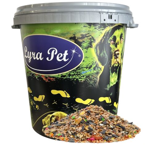 10 kg Lyra Pet® Nymphensittichfutter Großsittichfutter in 30 L Tonne