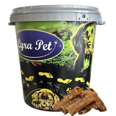 5 kg Lyra Pet® Rinderstrossen mittel in 30 L Tonne